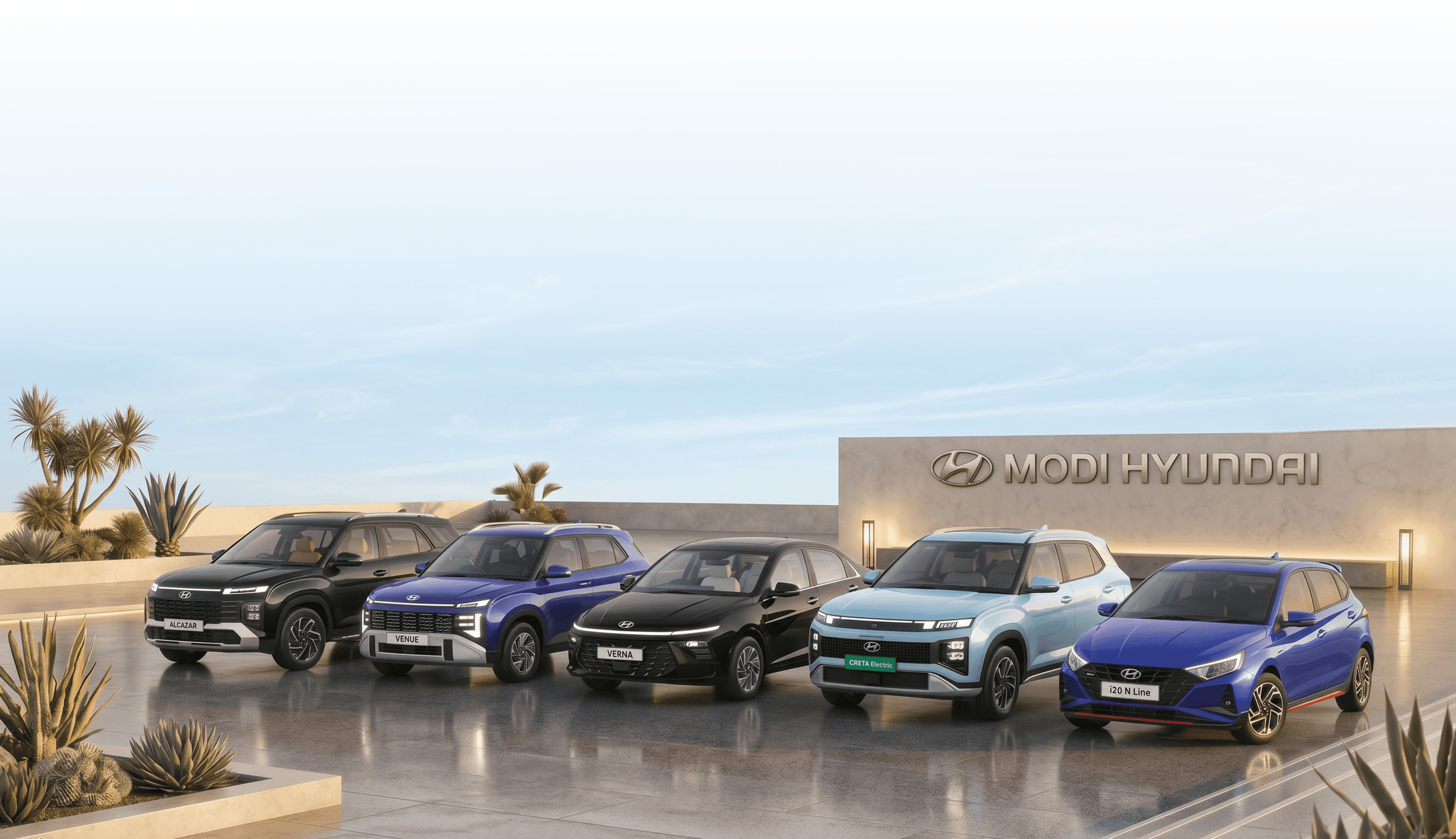 Modi Hyundai model line-up