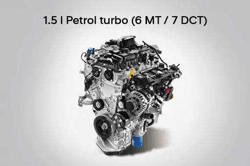 Choice of Engine (1.5 l turbo PL, 1.5 l DSL)