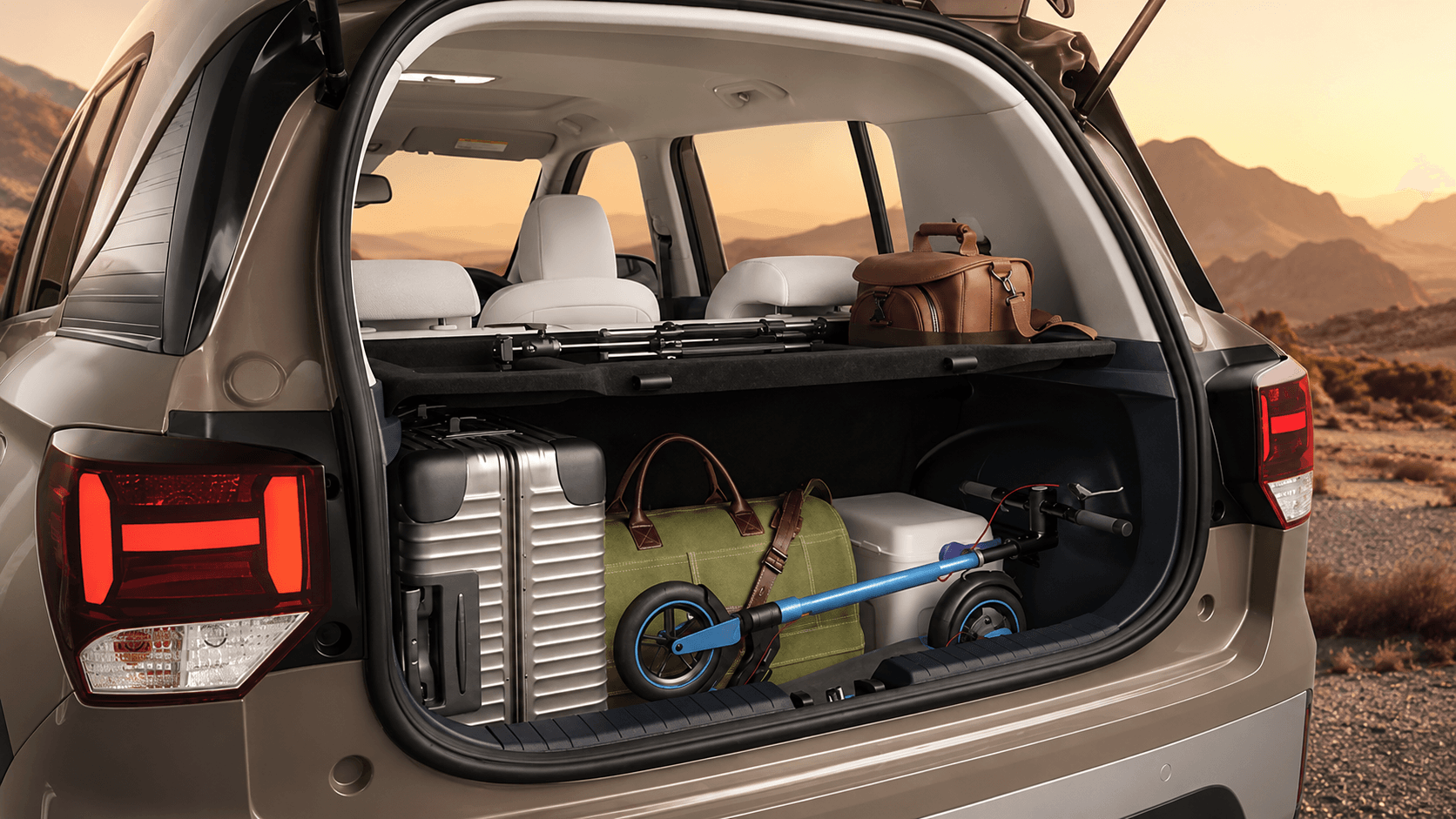 Spacious boot of 391 l**
