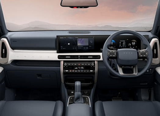 Dual tone (Dark navy & dove grey) interior theme