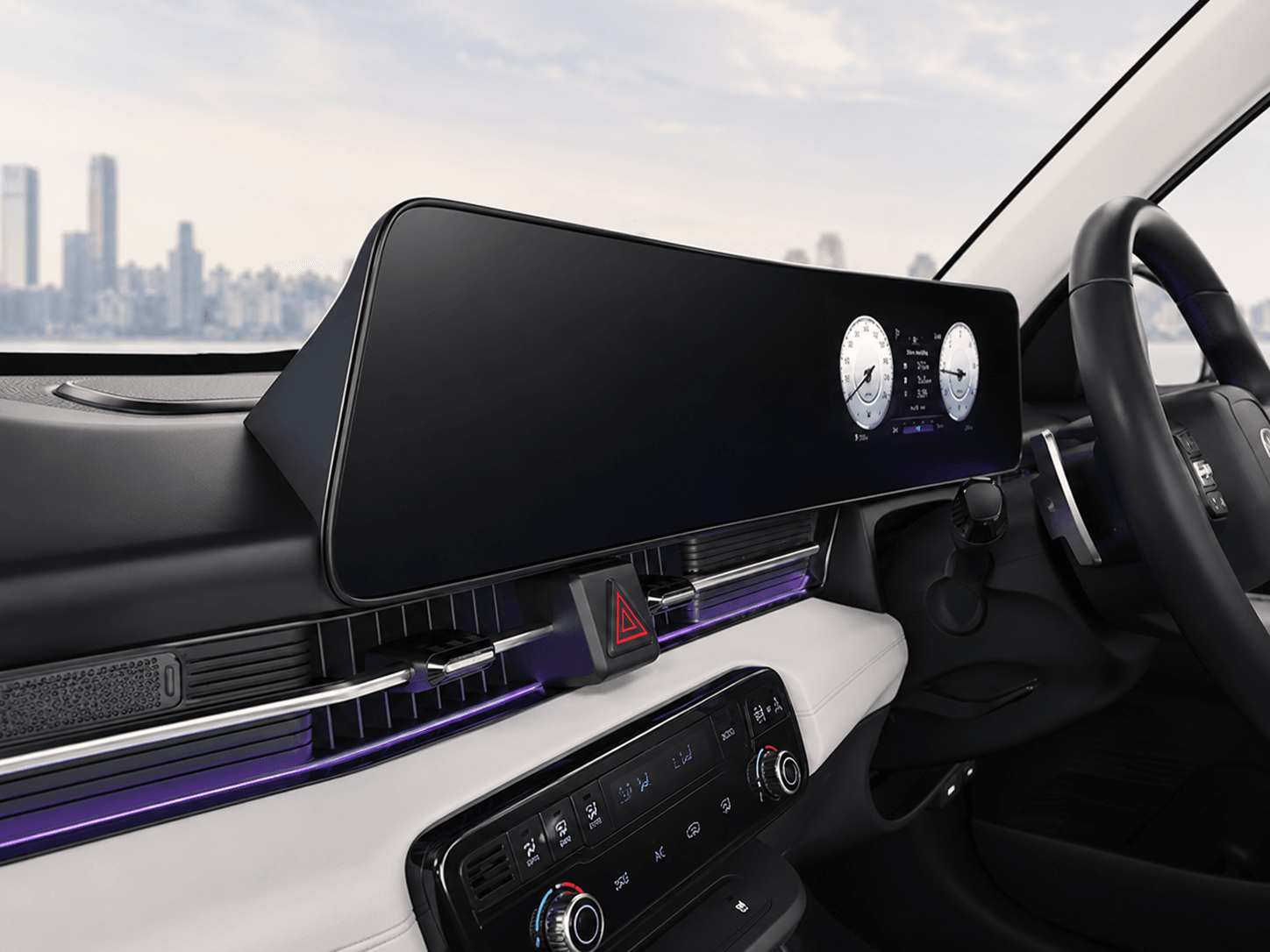 Dual 52.06 cm (10.25” + 10.25”) integrated displays (Infotainment & cluster)