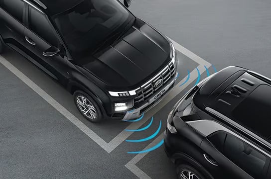 Front parking sensors