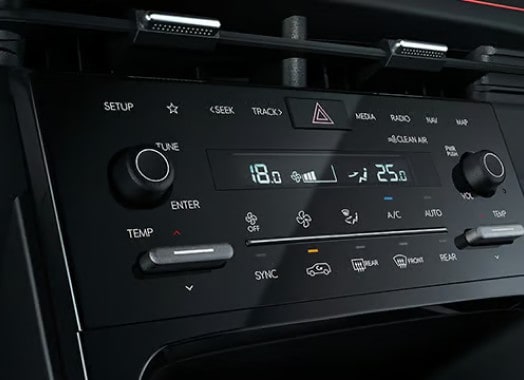 Dual zone automatic temperature control (DATC) with touch control