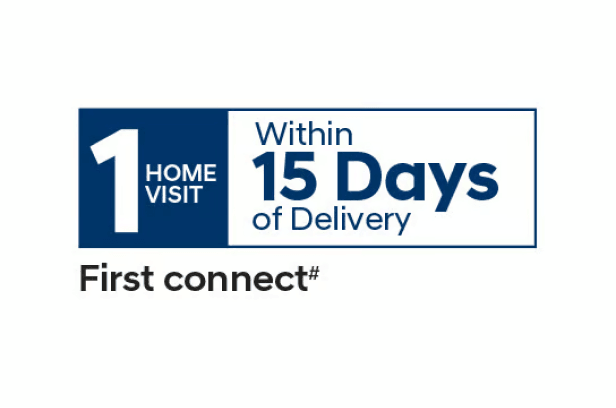 First connect — 15 days delivery
