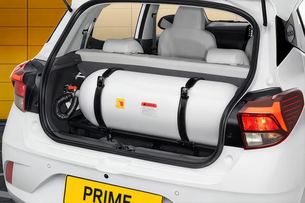 Factory fitted CNG cylinder