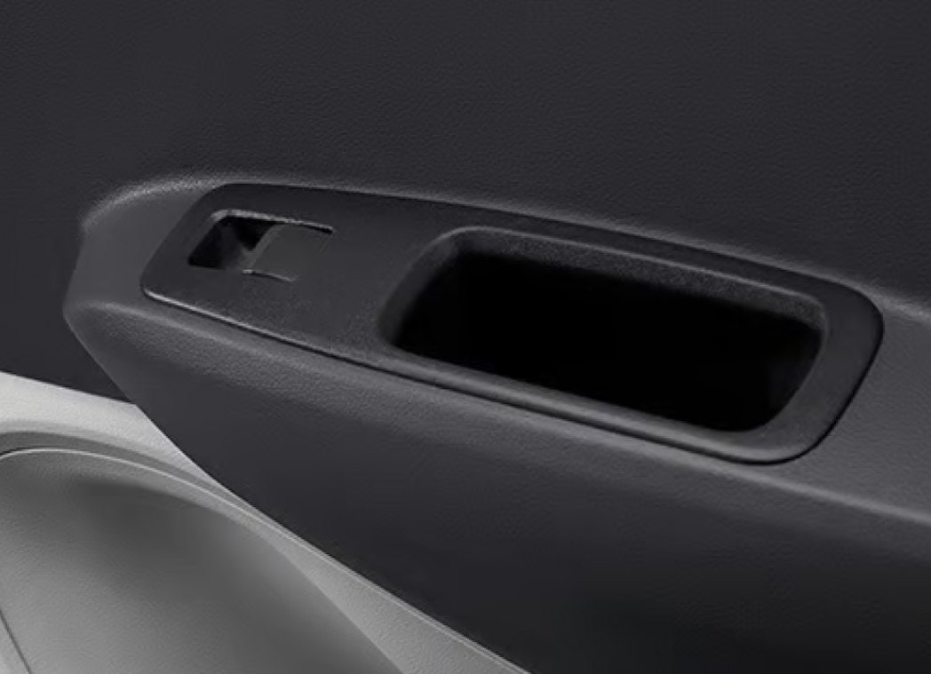 Rear power windows