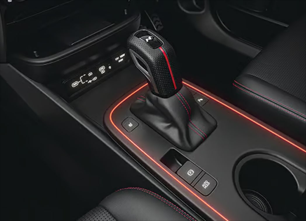 N Line exclusive gear shift knob